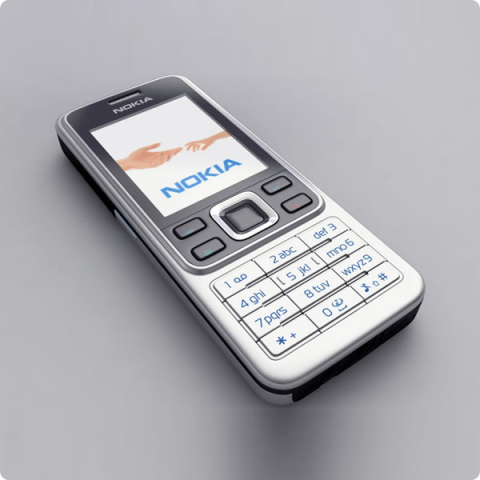 Nokia 6300 Mầu Bạc Chính Hãng