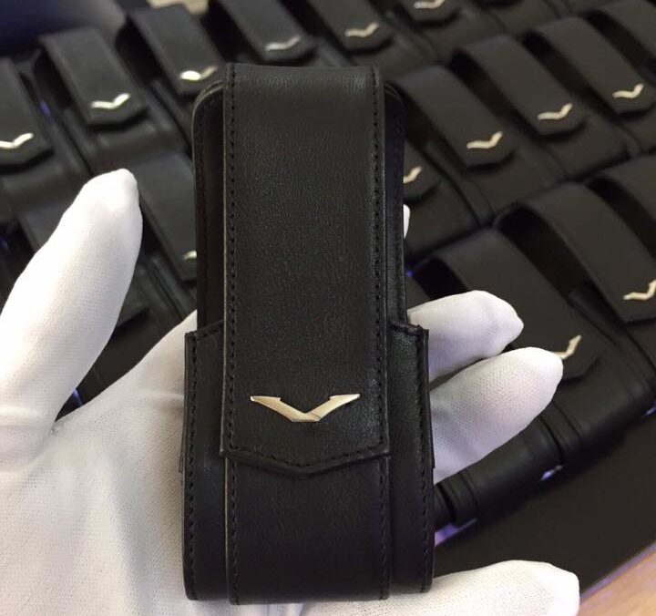 Bao Da Vertu Ayxta Nắp Gập Nhập Khẩu italia